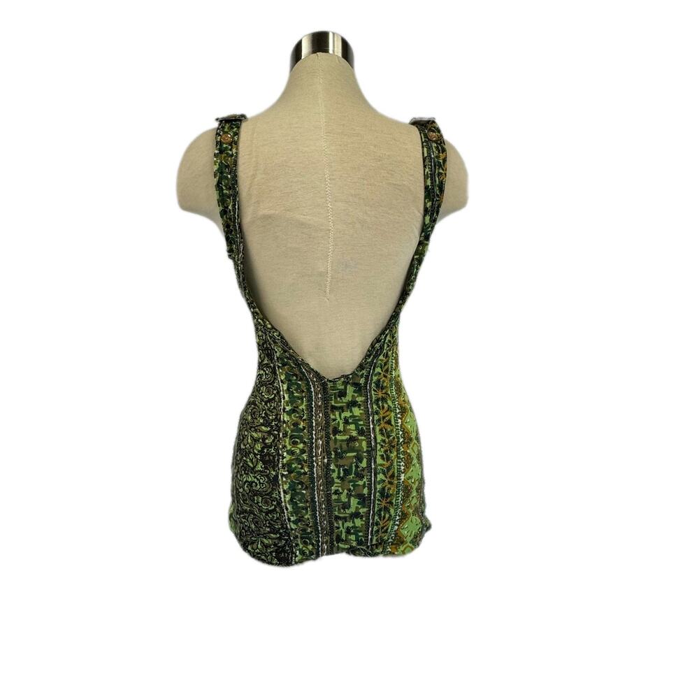 Par Form 1960s Vintage Green Swim Dress Size 12/34 - Picture 2 of 11